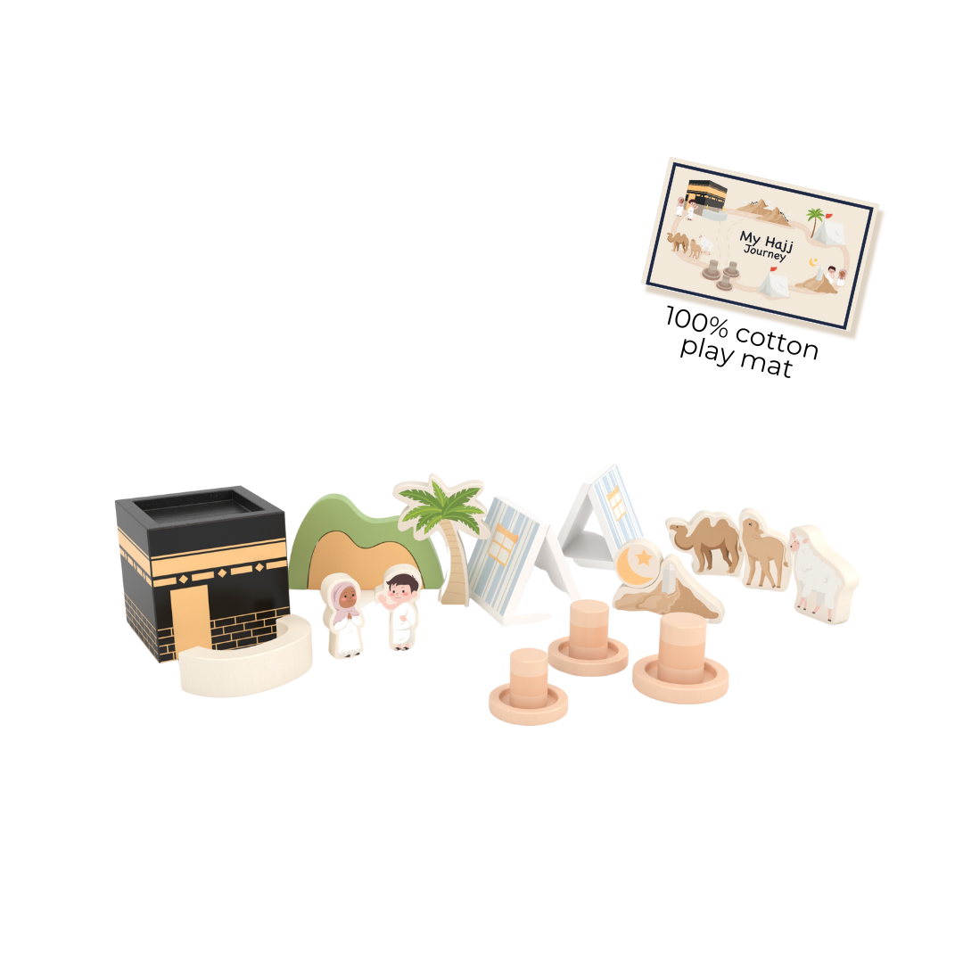 hajj play blocks wooden kids toys