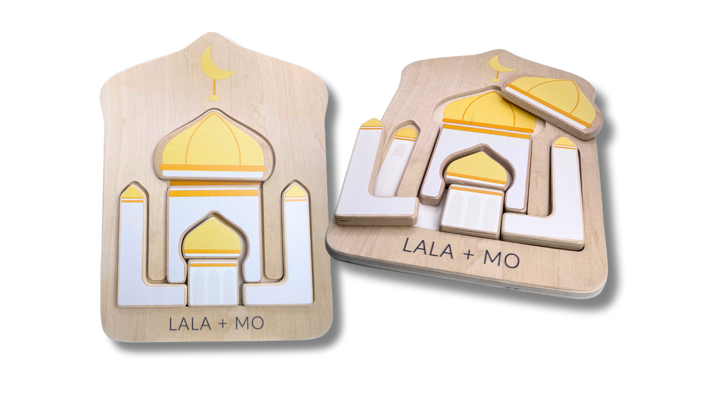 Muslim girl, Muslim boy, Prayer Rug, and Masjid/Mosque