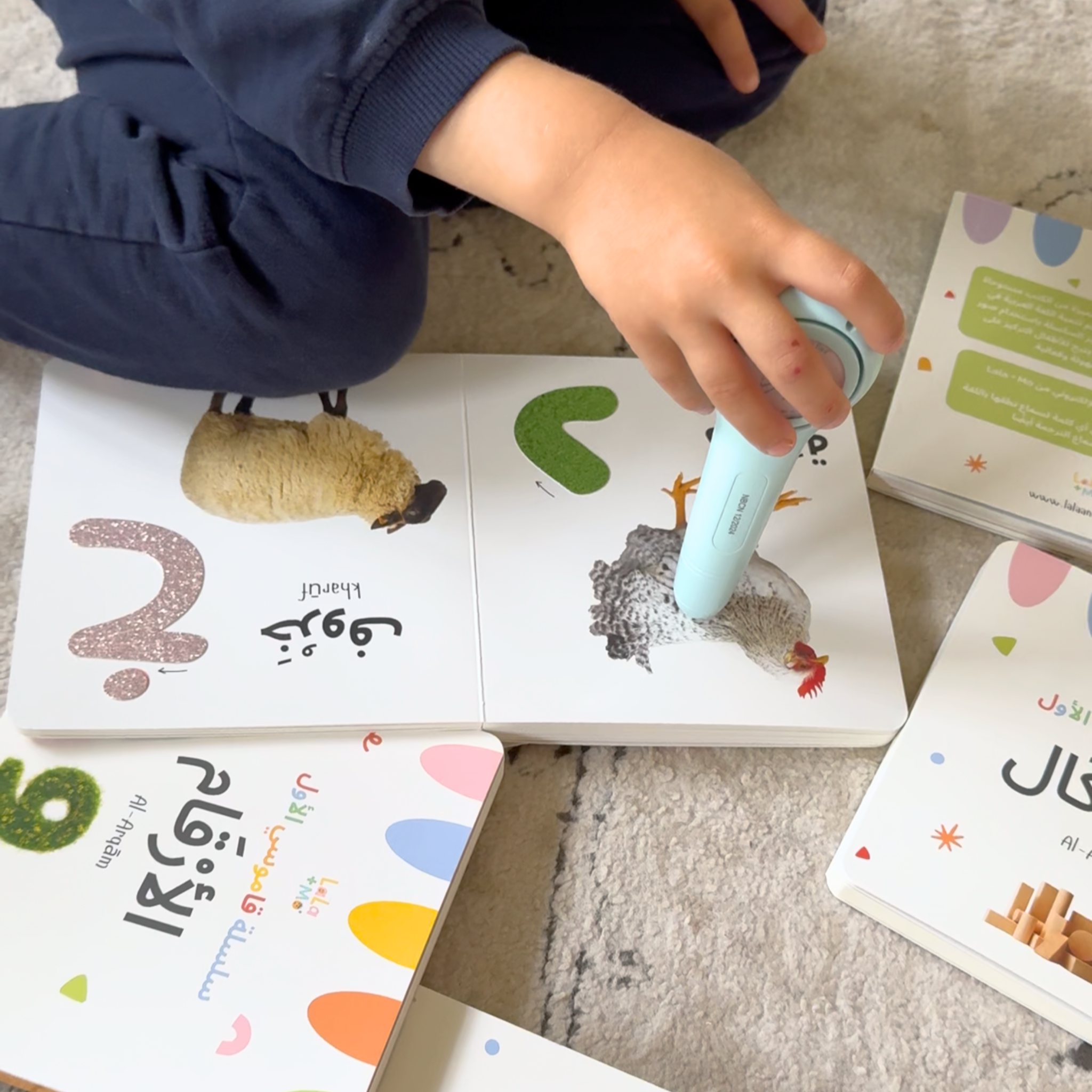 SET OF SIX BOARD BOOKS- My First Arabic Dictionary – Montessori Board Books
