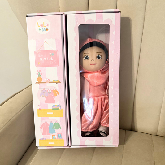 The Lala Doll + 4 Outfits + Prayer Rug (Pre-Order for Mid May 2025) | My First Hijabi, Muslim Doll