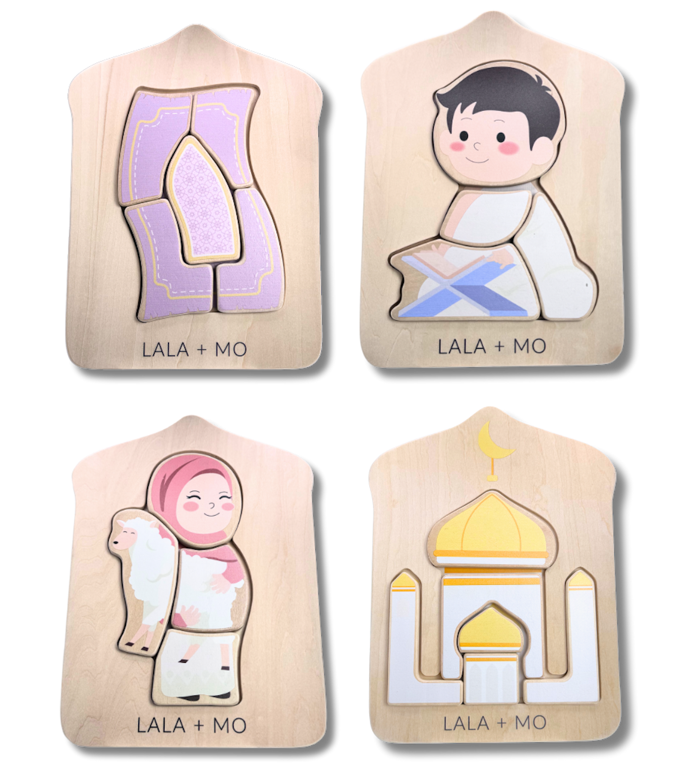 Muslim girl, Muslim boy, Prayer Rug, and Masjid/Mosque