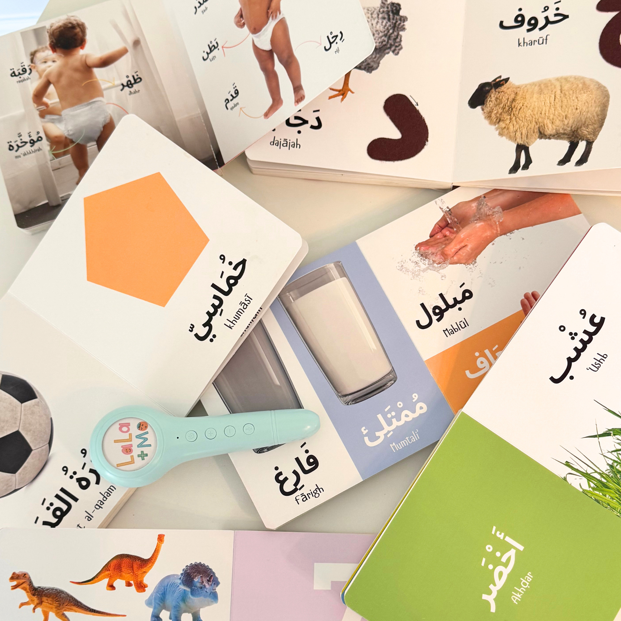 SET OF SIX BOARD BOOKS- My First Arabic Dictionary – Montessori Board Books