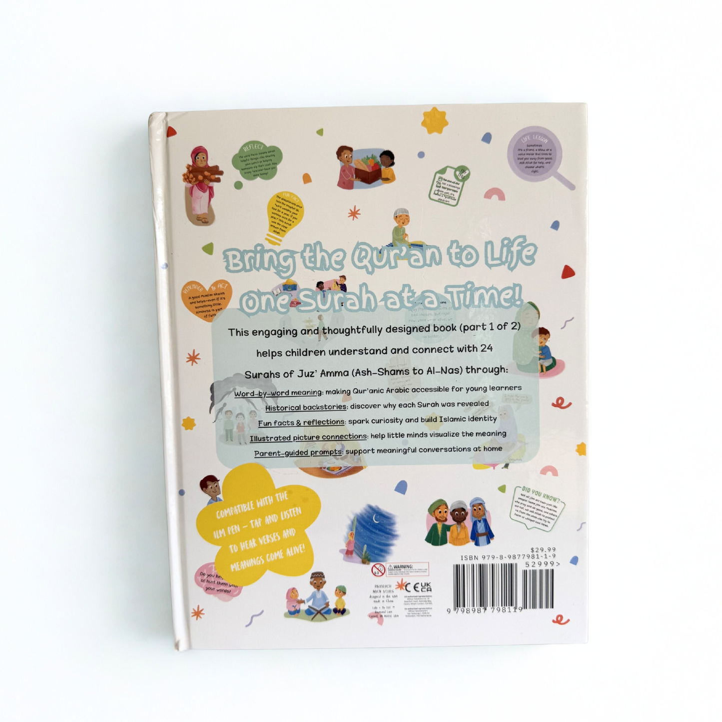 Illustrated Juzu’ Amma Book for Kids Part 1: Ash-Shams to An-Nas