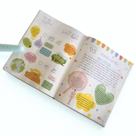 Illustrated Juzu’ Amma Book for Kids Part 1: Ash-Shams to An-Nas