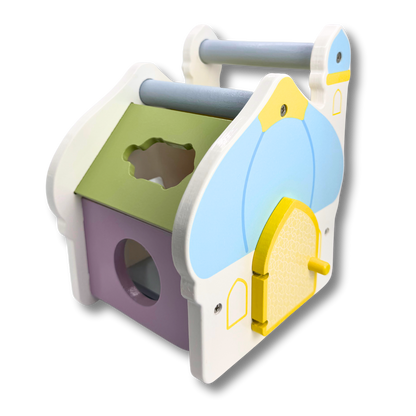 muslim kids mosque masjid wooden toy shape sorter islamic symbols