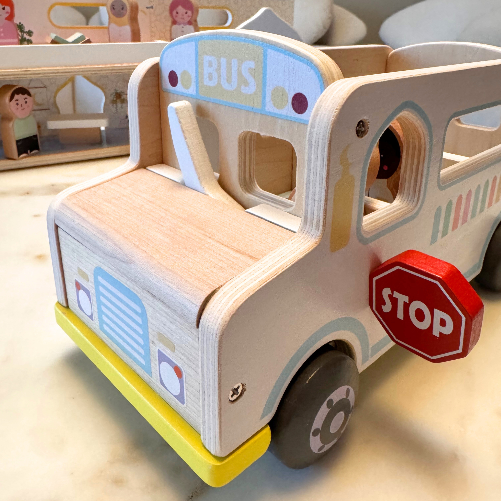 The Wooden Busy Bus