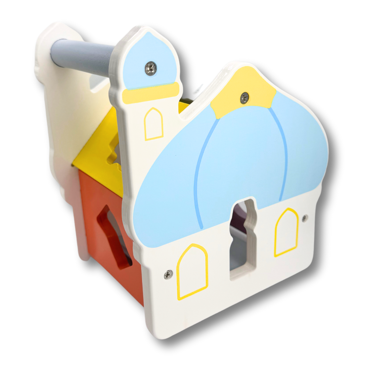 muslim kids mosque masjid wooden toy shape sorter islamic symbols