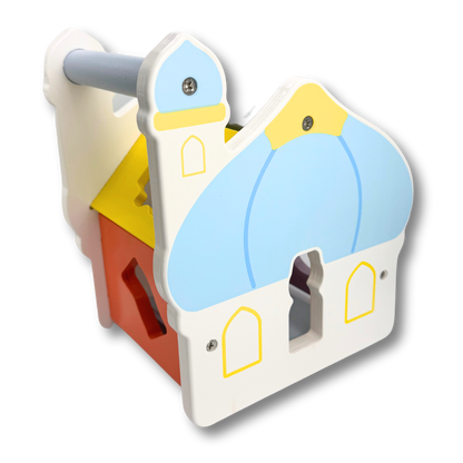 muslim kids mosque masjid wooden toy shape sorter islamic symbols