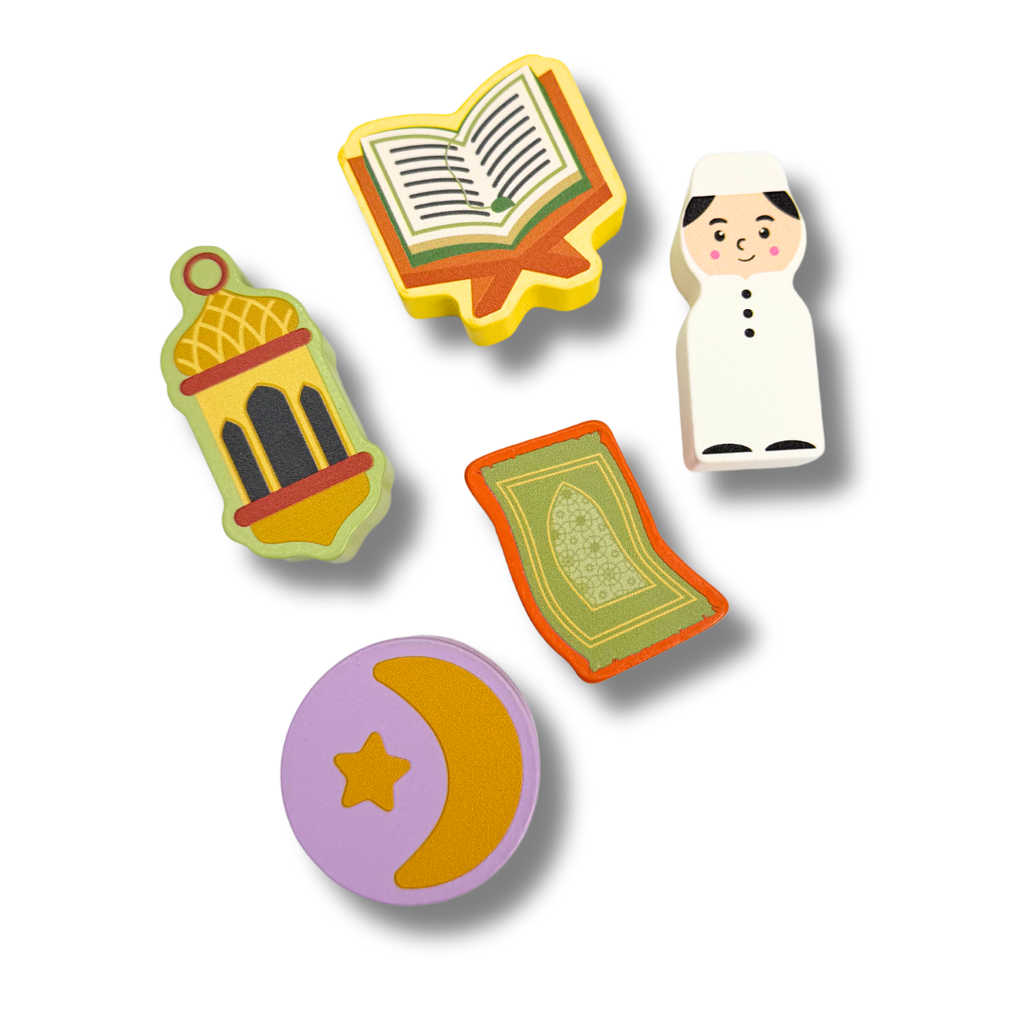 muslim kids mosque masjid wooden toy shape sorter islamic symbols