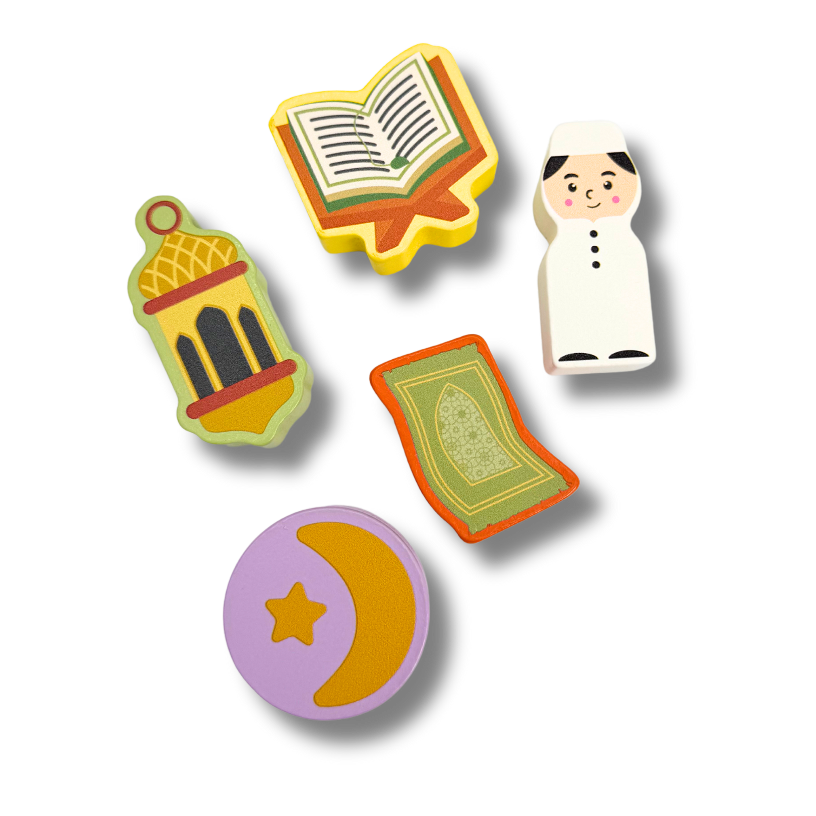 muslim kids mosque masjid wooden toy shape sorter islamic symbols