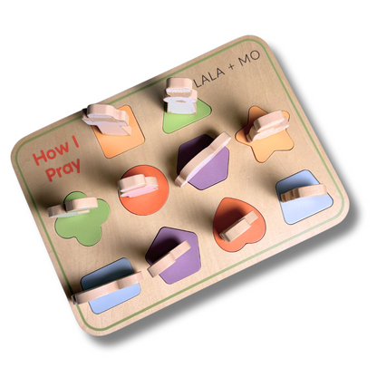 namaz prayer salaat wooden puzzle muslim kids toddlers