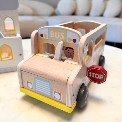 The Wooden Busy Bus