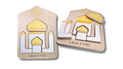 Muslim girl, Muslim boy, Prayer Rug, and Masjid/Mosque